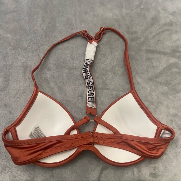 New! Victoria’s Secret Shine Strap Malibu Fabulous Push Up Swim Top 4753 - Picture 6 of 9